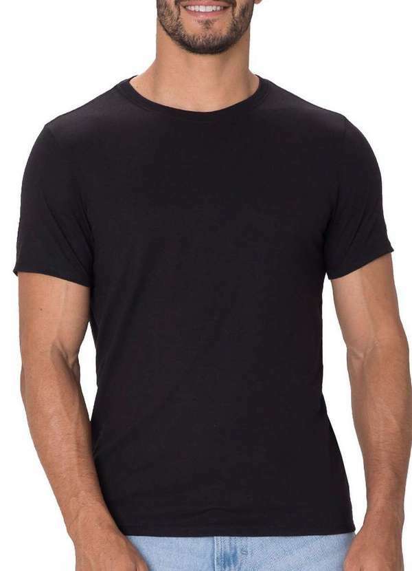 Camiseta Slim Masculina MalweePreto 1000137333