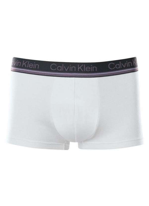 Vista 2 Cueca Boxer Calvin Klein C12.11 Br00-Branco Calvin Klein