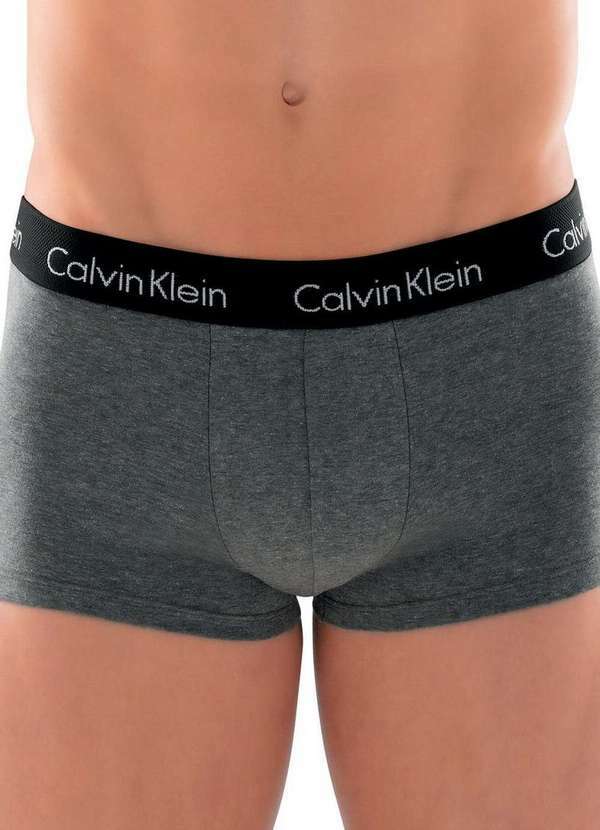 Cueca Boxer Calvin Klein C12.13 Cz06-Cinza-Escuro