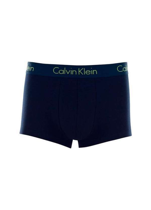 Cueca Boxer Calvin Klein Low Rise Trunk Cotton C12.01 Az08-Azul-Marinho