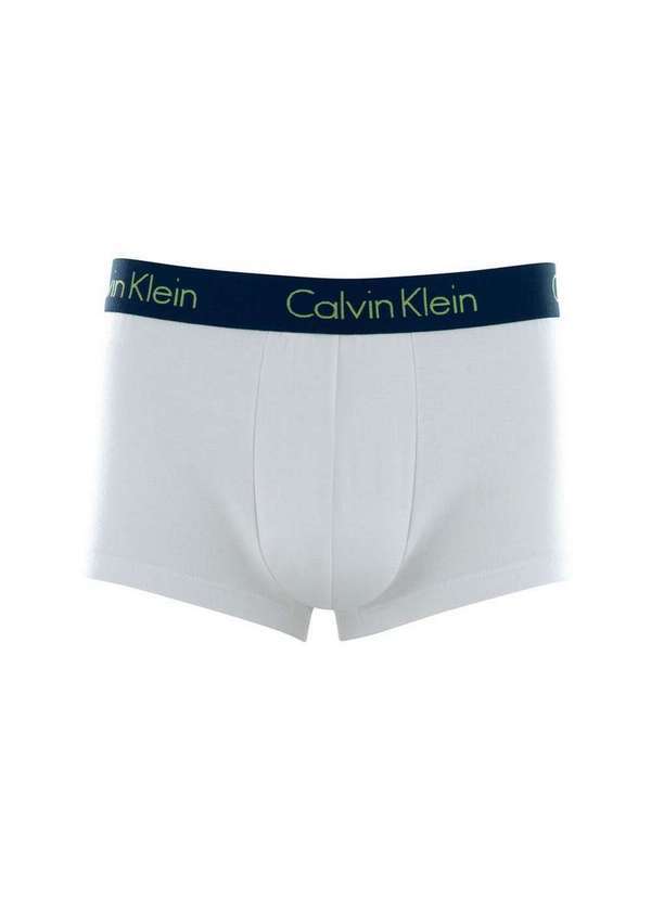 Cueca Boxer Calvin Klein Low Rise Trunk Cotton C12.01 Br02-Branco