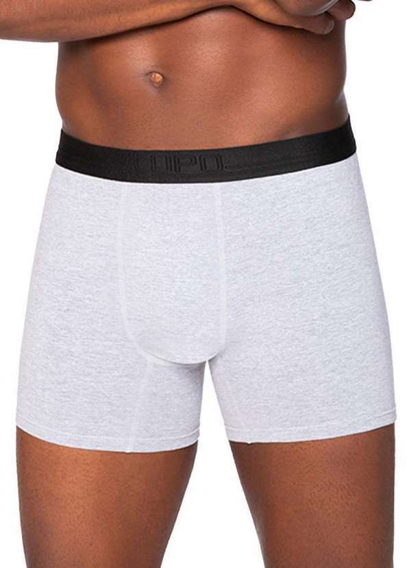 Cueca Boxer Lupo Cinza
