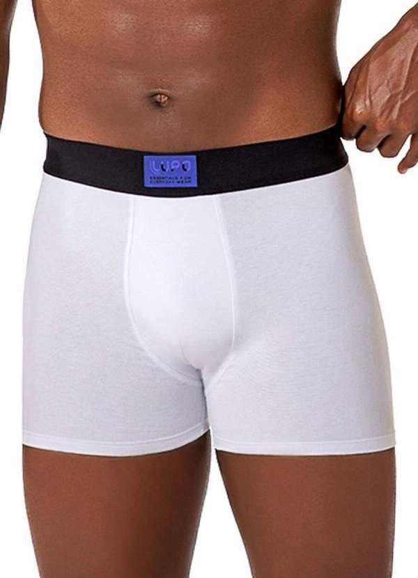 Cueca Boxer Lupo Branco