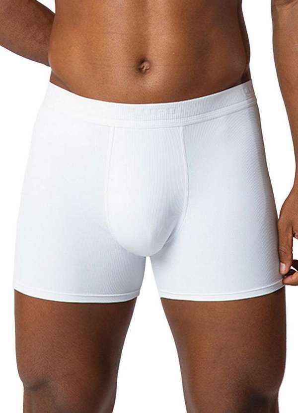 Vista 2 Cueca Boxer Lupo 18472-001 1110-Branco Lupo