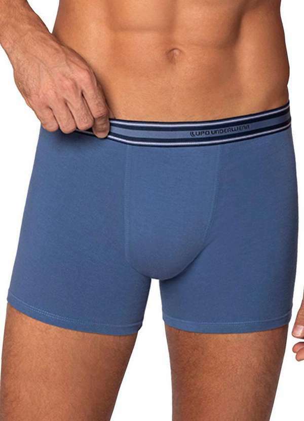 Cueca Boxer Lupo Azul