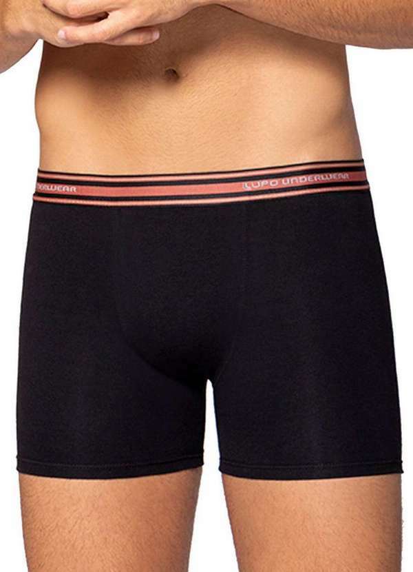 Cueca Boxer Lupo Preto