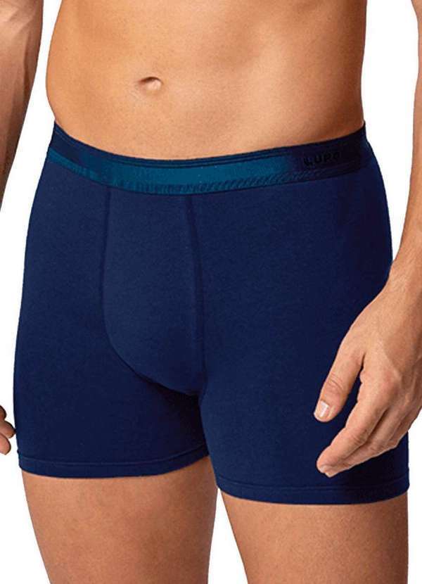 Vista 2 Cueca Boxer Lupo 615-003 2800-Marinho Lupo