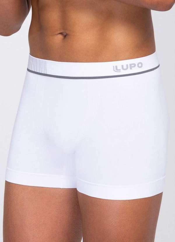 Vista 2 Cueca Boxer Lupo 671-003 1110-Branco Lupo