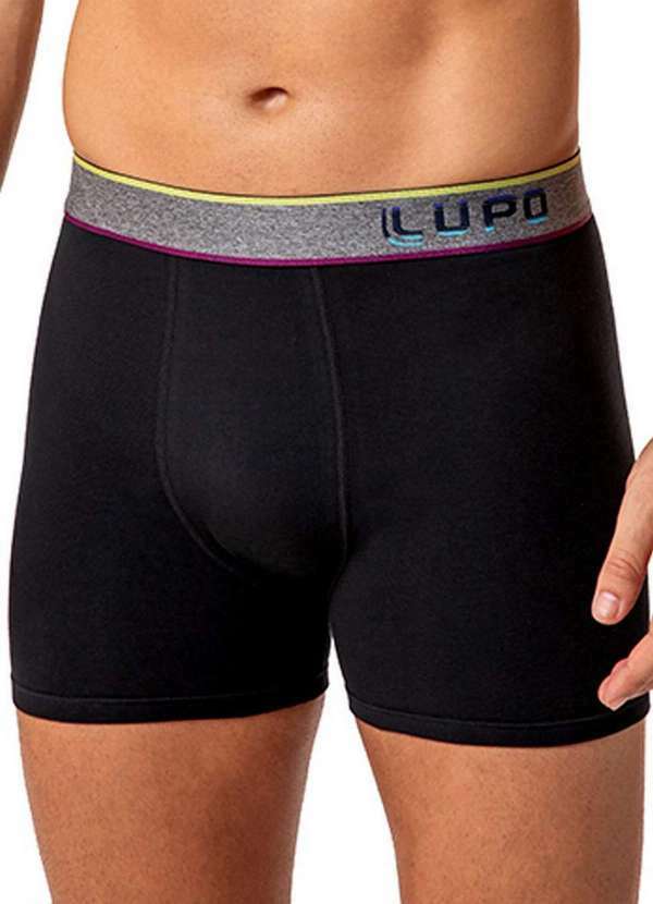 Cueca Boxer Lupo 784-061 9990-Preto