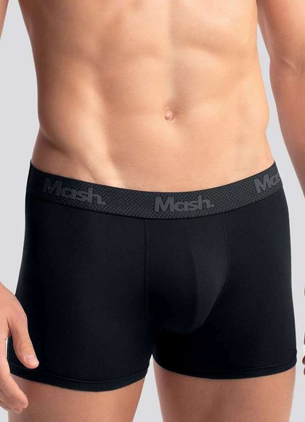 Vista 2 Cueca Boxer Mash 170.105 Pt00-Preto MASH
