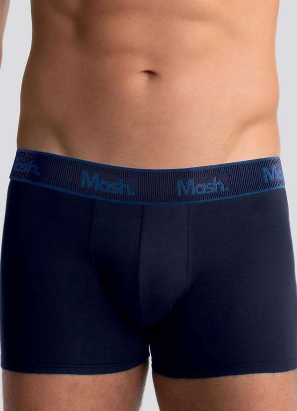 Vista 2 Cueca Boxer Mash 170.108 Az08-Azul-Marinho MASH