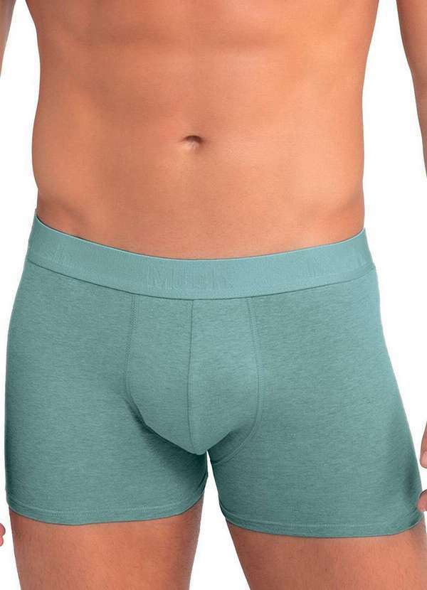 Vista 2 Cueca Boxer Mash 170.117 Vd09-Verde-Mescla MASH