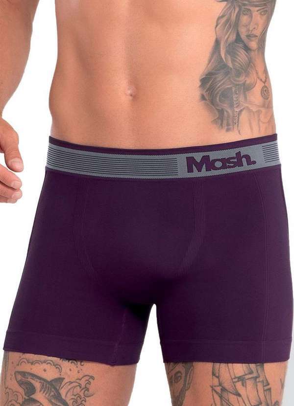 Vista 2 Cueca Boxer Mash 710.01 Rx03-Roxo MASH