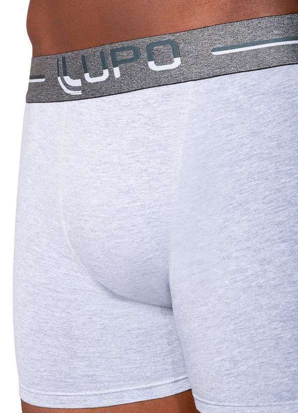 Cueca Boxer Lupo Cinza