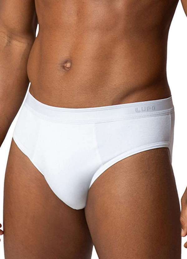 Vista 2 Cueca Slip Lupo 485-003 1110-Branco Lupo