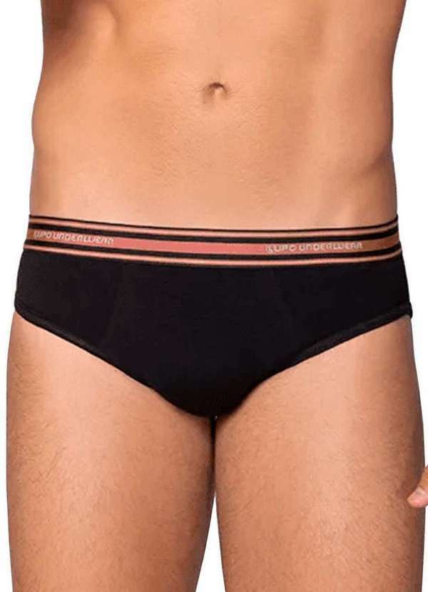Cueca Slip Lupo Preto