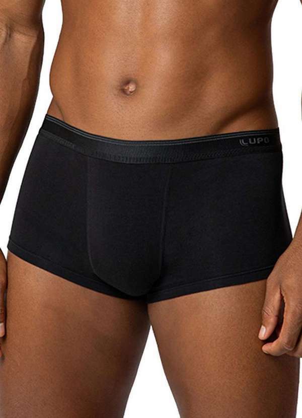 Vista 2 Cueca Sunga Lupo 480-003 9990-Preto Lupo