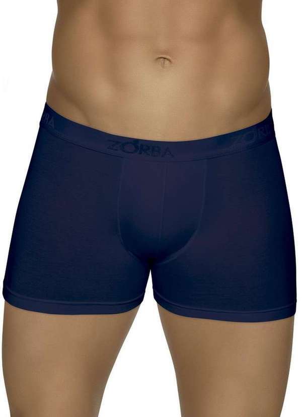 Vista 2 Cueca Boxer Modal Zorba 689 25-Marinho