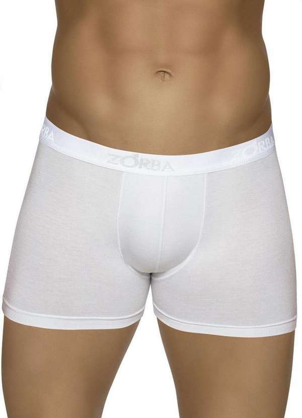 Vista 2 Cueca Boxer Modal Zorba 689 Branca