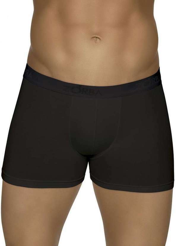 Vista 2 Cueca Boxer Modal Zorba 689 Preta