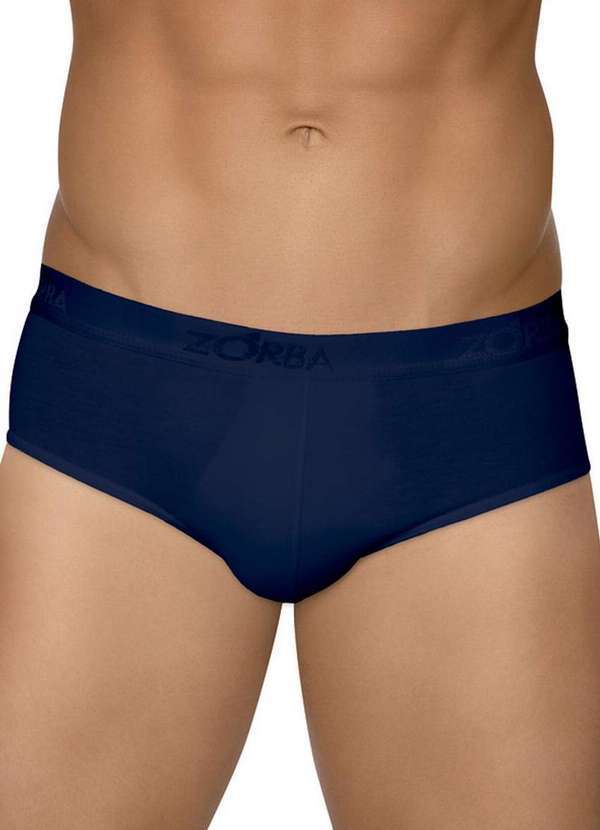 Vista 2 Cueca Slip Modal Zorba 688 25-Marinho