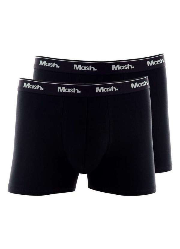Vista 2 Kit com 2 Cuecas Boxer Mash 170.26 Preto MASH
