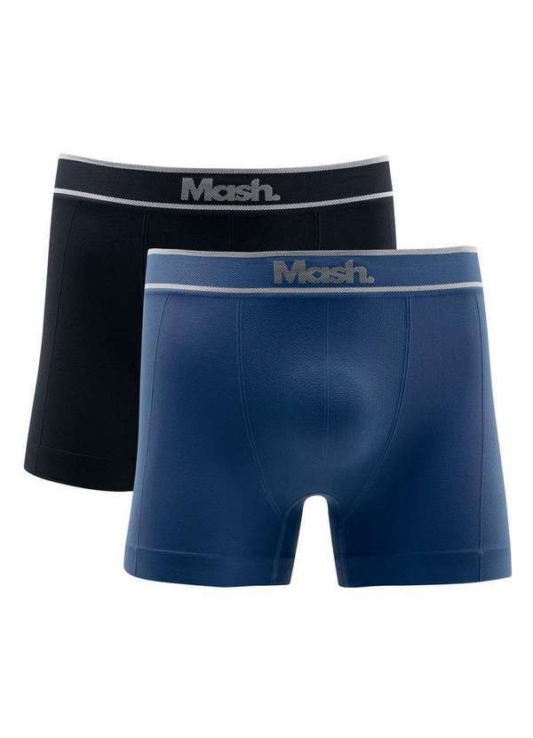 Kit com 2 Cuecas Boxer Mash Multicores