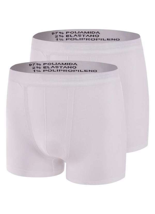 Kit com 2 Cuecas Boxer Trifil 4620 Branco