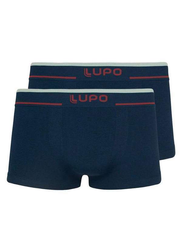 Kit com 2 Cuecas Sunga Lupo 526-001 Marinho