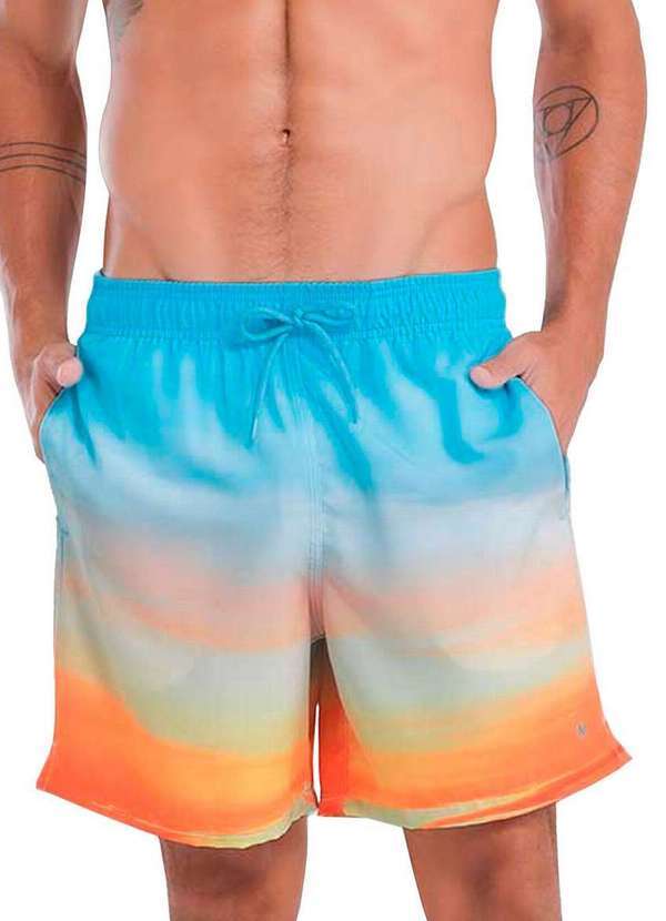 Shorts Masculino Praia Multicores
