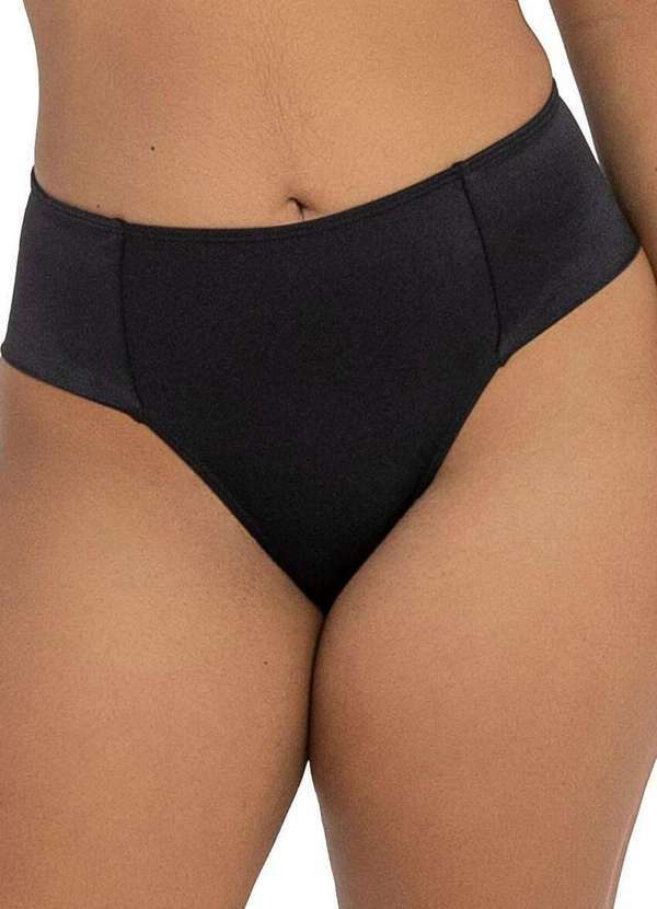 BiquÃni Banho de Mar 621.215 Plus Size 012-Preto