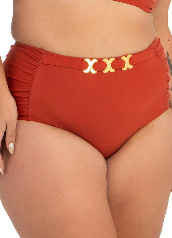 Biquíni Hot Pant Banho de MarMarrom 617.231 Plus Size