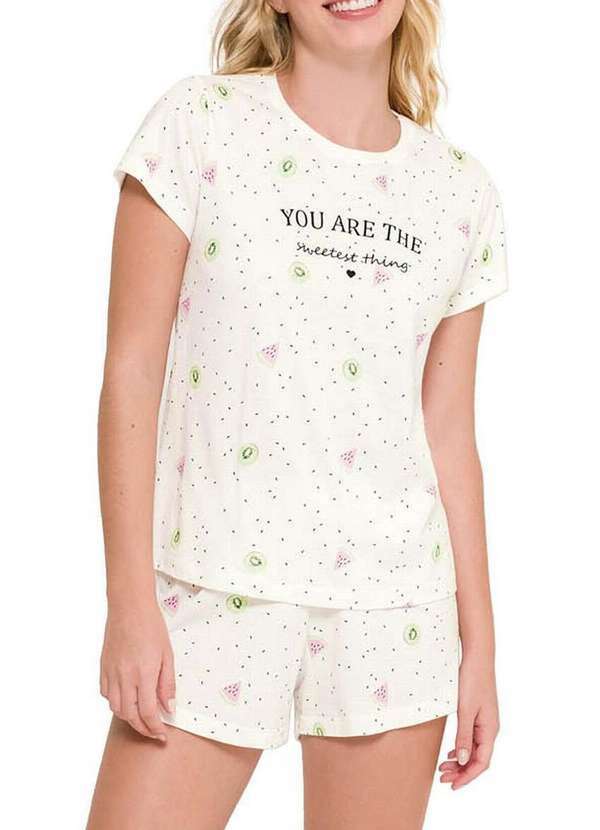 Pijama Feminino Curto Espaço Pijama 4010231