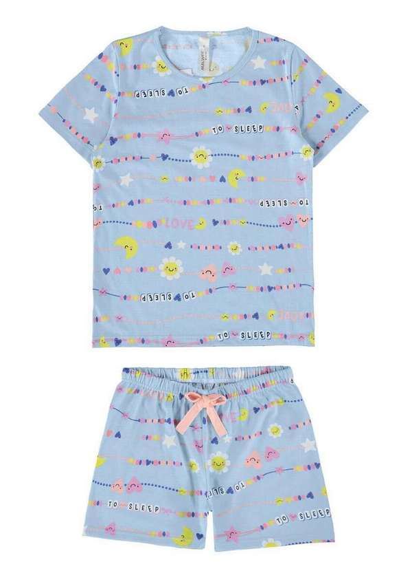 Pijama Infantil Menina Curto Malwee 1000122802