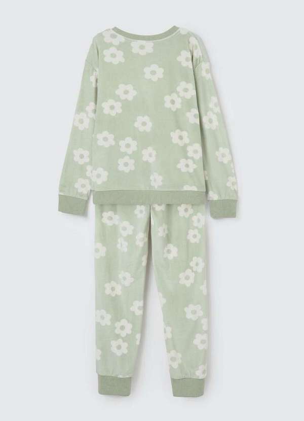 Vista 2 Pijama Infantil Menina Longo Hering Ladh 1a-Verde Hering