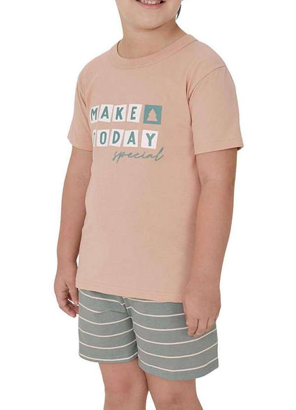 Pijama Infantil Menino Curto Malwee 1000122460