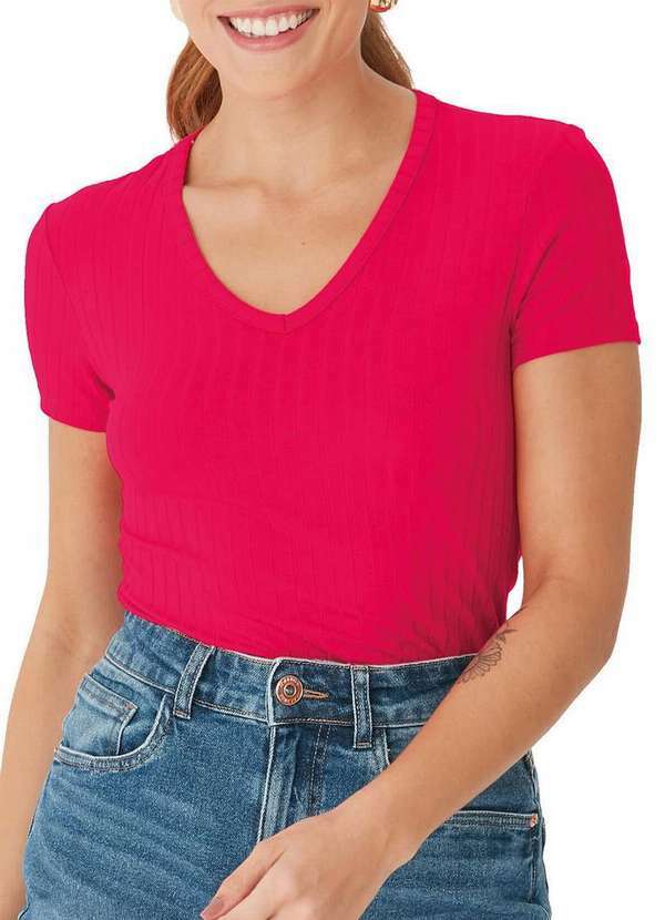 Blusa Feminina Justa MalweeRosa 1000127045
