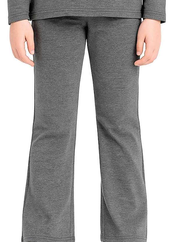 Vista 2 Calça Infantil Menina Boot Cut Malwee 1000120653 60000-Grafite Malwee