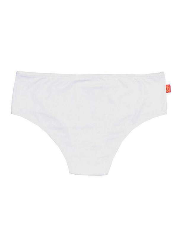 Vista 2 Calcinha Infantil Sanny 211559 1a-Branco Sanny