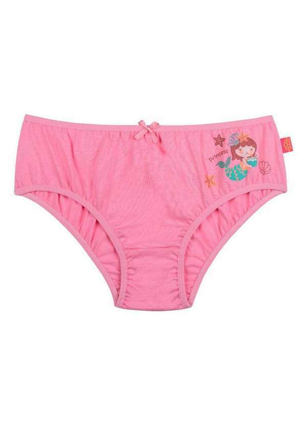Vista 2 Calcinha Infantil Sanny 213322 2f-Rosa-Flan Sanny