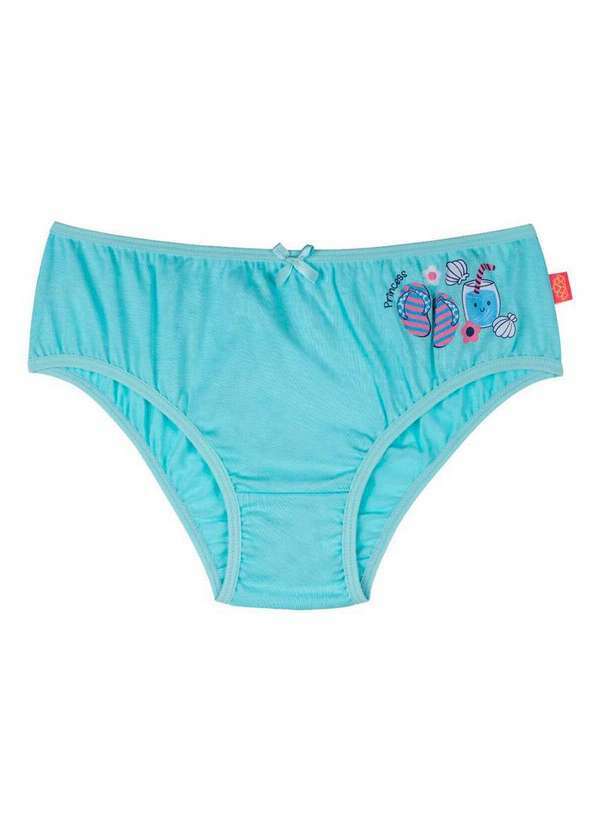 Vista 2 Calcinha Infantil Sanny 213349 8v-Verde-Verbena Sanny