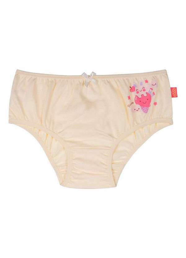 Calcinha Infantil Bege