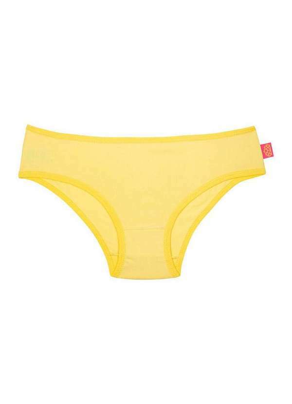 Vista 2 Calcinha Infantil Sanny 238171 7k-Amarelo-Sun-Kisses Sanny