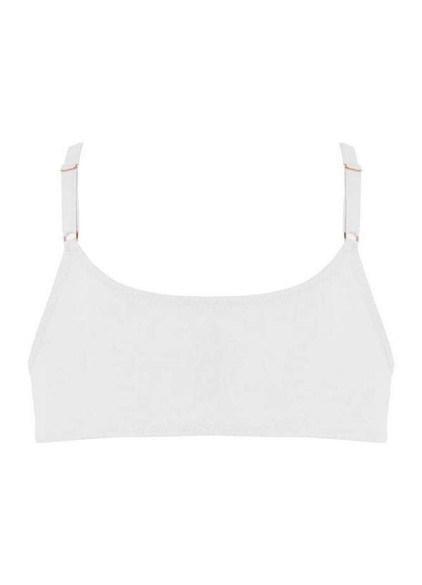 Vista 2 Top sem Aro e sem Bojo Sanny 112763 1a-Branco Sanny