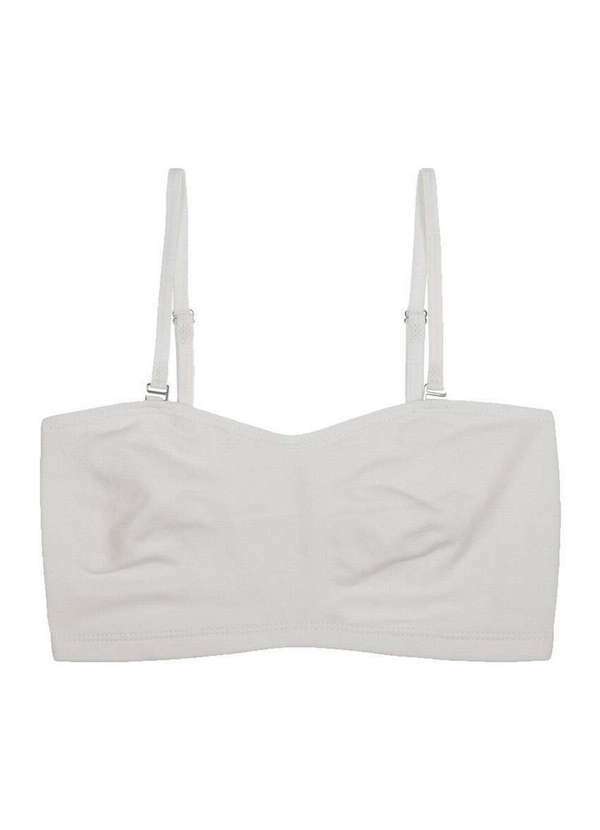 Vista 2 Top sem Aro e sem Bojo Sanny 136379 1a-Branco Sanny