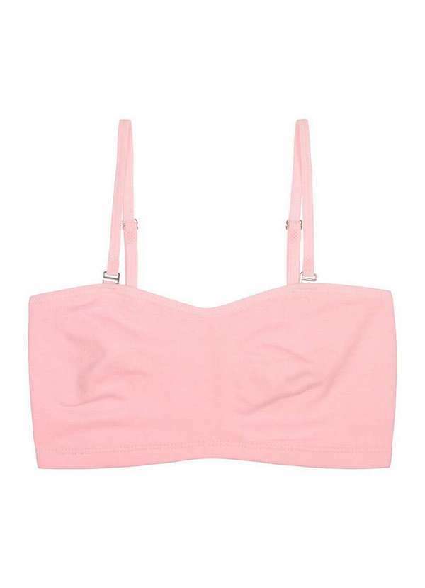 Vista 2 Top sem Aro e sem Bojo Sanny 136379 2w-Rosa-Delicati Sanny
