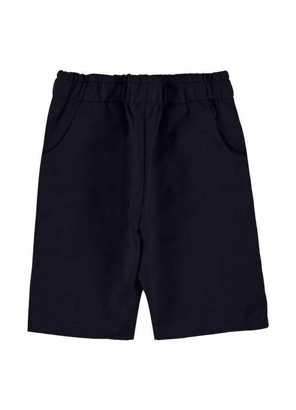 Vista 2 Bermuda Infantil Menino Moletom Malwee 1000085027 00004-Preto Malwee