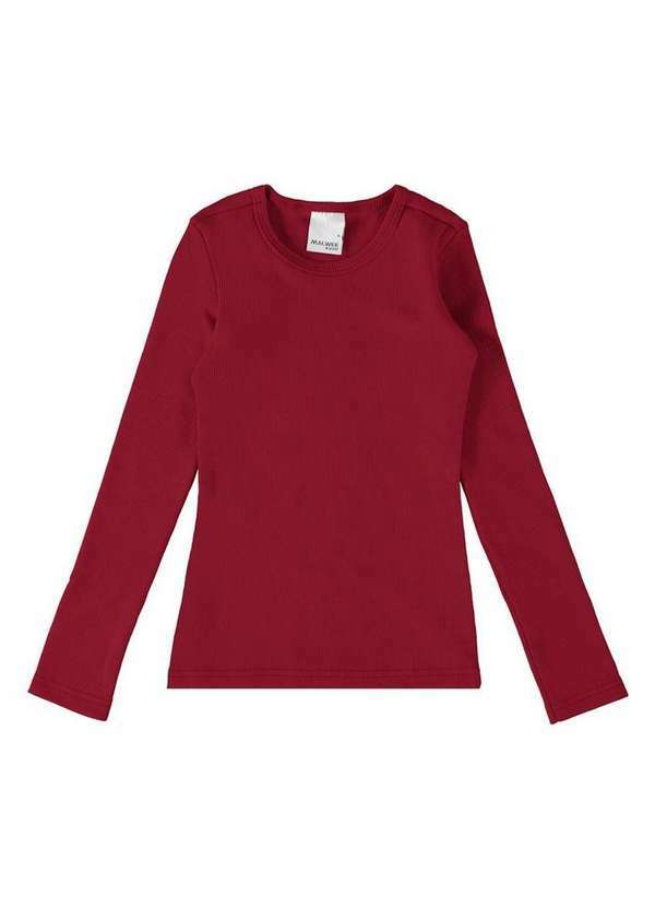 Vista 2 Blusa Infantil Menina Malwee 1000038005 02346-Vermelho Malwee