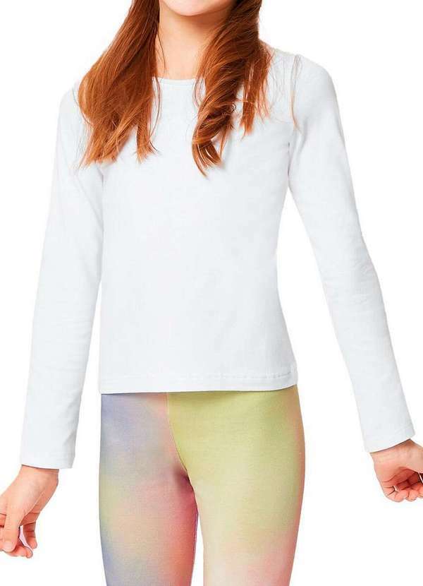 Blusa Infantil Menina MalweeBranco 1000086770