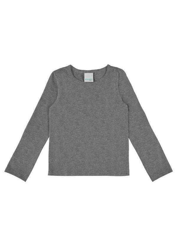 Blusa Infantil Menina Malwee Cinza